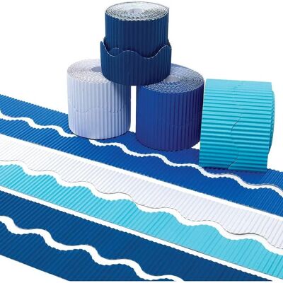Baker Ross Bordes Corrugados de Invierno - Pack de 4 Baker Ross Bordes Corrugados de Invierno - Pack de 4