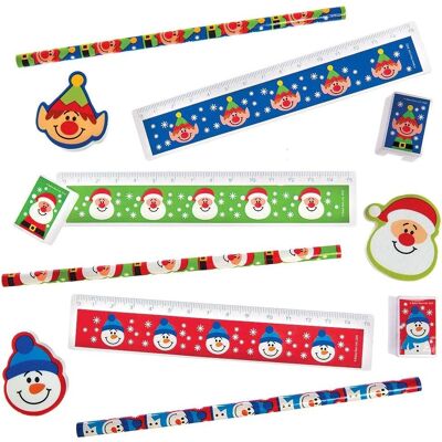 Set Cartoleria di Natale Baker Ross - 4 Pezzi Set Cartoleria di Natale Baker Ross - 4 Pezzi