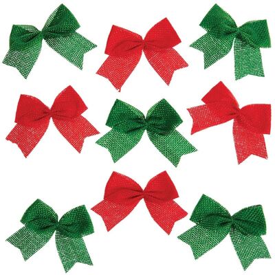 Baker Ross Kerst Jute Strikken - Rustieke Decoratie Baker Ross Kerst Jute Strikken - Rustieke Decoratie