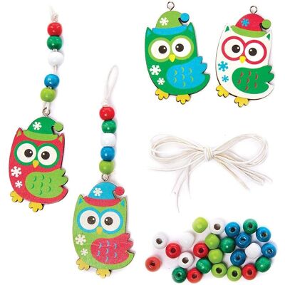 Kit de Décoration d'Oiseau NoëL en Perles - Activité Créative Kit de Décoration d'Oiseau NoëL en Perles - Activité Créative