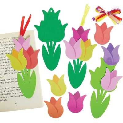 Baker Ross Tulpe Mix & Match Lesezeichen Kit - 8 Designs Baker Ross Tulpe Mix & Match Lesezeichen Kit - 8 Designs