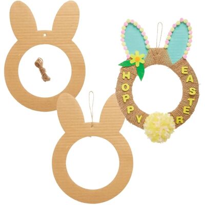 Kit di creazione di corone coniglio di Pasqua Baker Ross FX495 - 10 pezzi Kit di creazione di corone coniglio di Pasqua Baker Ross FX495 - 10 pezzi