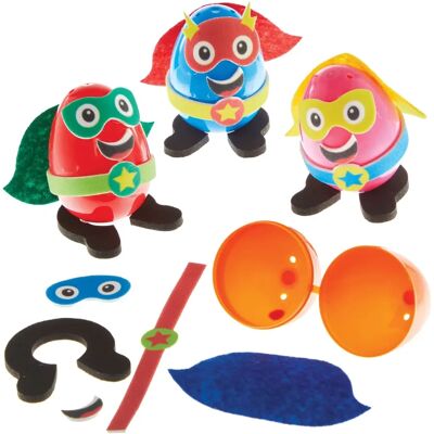 Craft Star Hero Eier-Kits - Packung mit 8 Craft Star Hero Eier-Kits - Packung mit 8