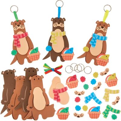 Craft Otter Mix & Match Schlüsselanhänger - Set mit 8 Craft Otter Mix & Match Schlüsselanhänger - Set mit 8