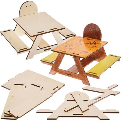 Craft Mangeoire Écureuil en Bois Kit de Table de Pique-nique Craft Mangeoire Écureuil en Bois Kit de Table de Pique-nique