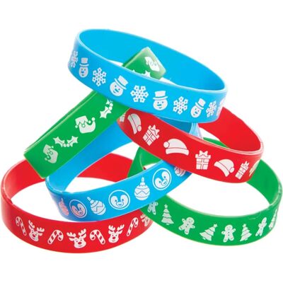 Merk Model - Kerst Silicone Polsbandjes Merk Model - Kerst Silicone Polsbandjes