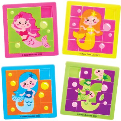 Marque Puzzle Coulissant Sirène - Pack de 6 - Jouet pour enfants Marque Puzzle Coulissant Sirène - Pack de 6 - Jouet pour enfants