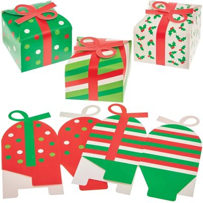 Marque - Modèle - Boîtes cadeaux de Noël Pack de 10 - Boîte cadeau Marque - Modèle - Boîtes cadeaux de Noël Pack de 10 - Boîte cadeau