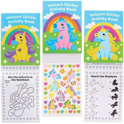 Creative Labs Livre d'Activités Stickers Licorne - Lot 8 Creative Labs Livre d'Activités Stickers Licorne - Lot 8