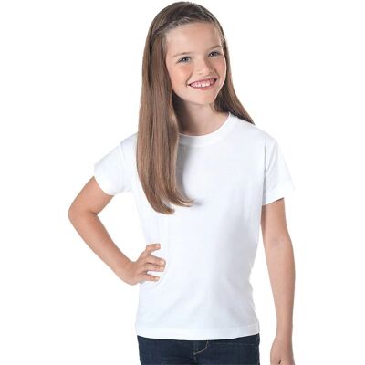 Camisetas blancas de algodón para niños 11-12 años - Pack de 2 Camisetas blancas de algodón para niños 11-12 años - Pack de 2