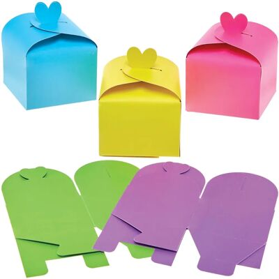 Boîtes cadeaux en forme de cœur Baker Ross - Pack de 10 Boîtes cadeaux en forme de cœur Baker Ross - Pack de 10