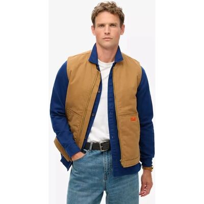 Superdry Surplus Workwear Weste - Lässiger Schnitt Superdry Surplus Workwear Weste - Lässiger Schnitt