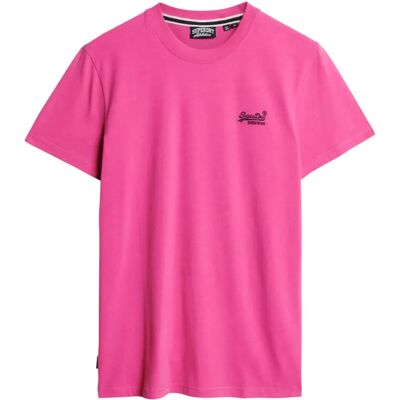 Superdry M1011245A Rosa afslappet T-shirt - T-shirt Superdry M1011245A Rosa afslappet T-shirt - T-shirt