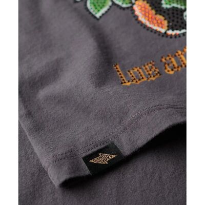 Superdry Top com strass TATTOO - Regata Superdry Top com strass TATTOO - Regata