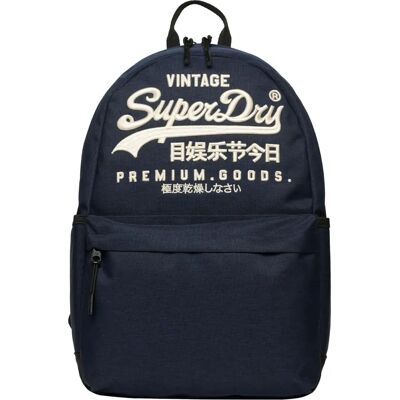 Superdry Y9110262A Heritage Montana Navy Rucksack - Casual - Polyester Superdry Y9110262A Heritage Montana Navy Rucksack - Casual - Polyester