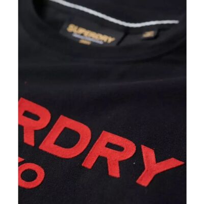 Superdry W1011374A Μαύρο γραφικό T-shirt - T-shirt Superdry W1011374A Μαύρο γραφικό T-shirt - T-shirt