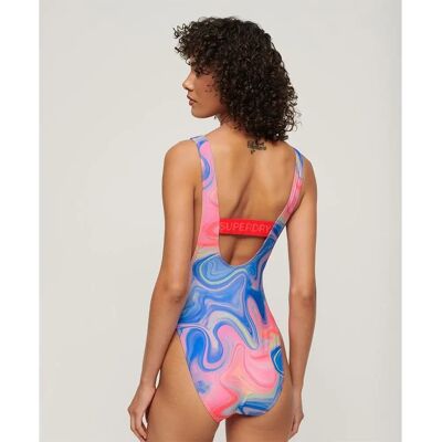 Superdry Print Scoop Back Maillot de Bain W3010408A-2CF-12 - Publicité Superdry Print Scoop Back Maillot de Bain W3010408A-2CF-12 - Publicité