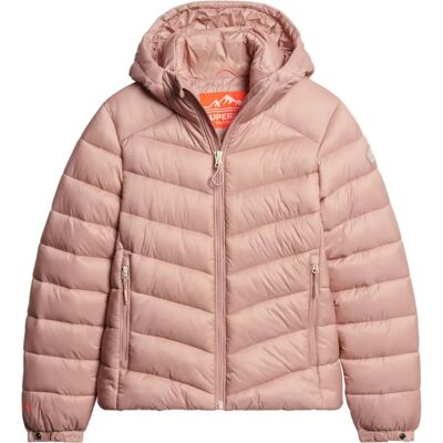 Superdry Μπουφάν με κουκούλα και Fuji γέμιση A4-padded ροζ Superdry Μπουφάν με κουκούλα και Fuji γέμιση A4-padded ροζ