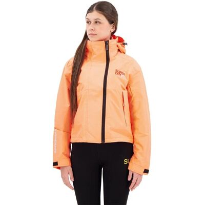 Superdry W5011655A Orange Windbreaker - Windbreaker Jacket Superdry W5011655A Orange Windbreaker - Windbreaker Jacket