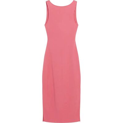 Superdry Vestito Midi Senza Maniche Twist Back (W8011612A) - rosa deserto Superdry Vestito Midi Senza Maniche Twist Back (W8011612A) - rosa deserto