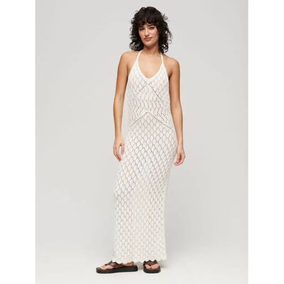 Superdry Maxikleid - Sheath, Baumwolle, Halter - Kleid Superdry Maxikleid - Sheath, Baumwolle, Halter - Kleid