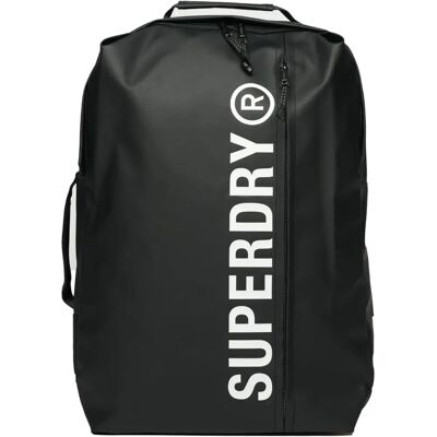 Superdry Schwarze Canvas Rucksack - Casual 25L - Rucksack Superdry Schwarze Canvas Rucksack - Casual 25L - Rucksack