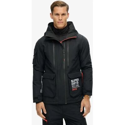 Superdry Herren Skijacke - Wasserdicht, Atmungsaktiv, Langlebig Superdry Herren Skijacke - Wasserdicht, Atmungsaktiv, Langlebig
