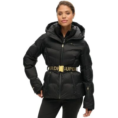 Superdry Luxe Puffer Jacket modelo negro Superdry Luxe Puffer Jacket modelo negro