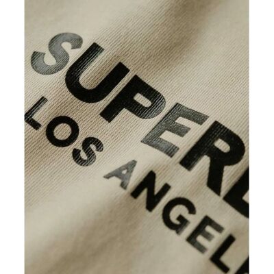 Superdry M1012035A Maglietta Casual Beige - Casual Superdry M1012035A Maglietta Casual Beige - Casual
