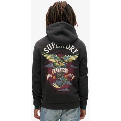 Superdry M2013689A Zwarte Casual Hoodie - Hoodies Superdry M2013689A Zwarte Casual Hoodie - Hoodies