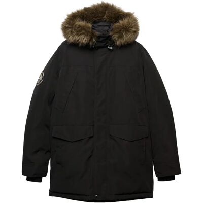 Superdry Chaqueta de Piel Sintética Everest (M5011929A) - M5011929A-12A Superdry Chaqueta de Piel Sintética Everest (M5011929A) - M5011929A-12A