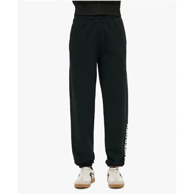 Superdry - Sport Luxe Boyfriend Sweat Pants - Noir - 2XS - Publicité Superdry - Sport Luxe Boyfriend Sweat Pants - Noir - 2XS - Publicité
