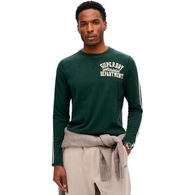Superdry Vintage Athletic Langærmet Stribet T-shirt - T-shirt Superdry Vintage Athletic Langærmet Stribet T-shirt - T-shirt