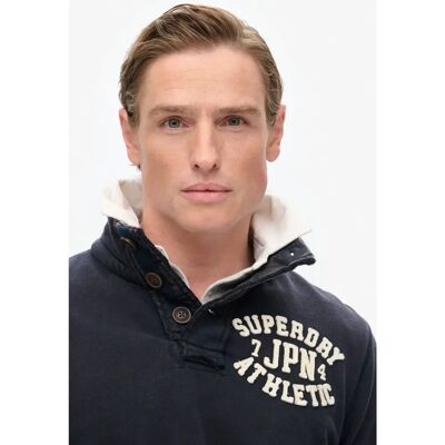 Superdry Vintage Athletic Henley Sweatshirt (M2014114A) - blau Superdry Vintage Athletic Henley Sweatshirt (M2014114A) - blau