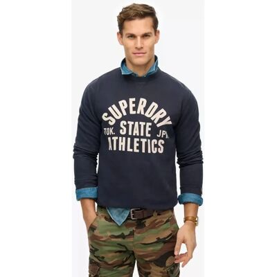 Bluza sportowa Superdry Bradley Navy - 3XL - Mężczyźni Bluza sportowa Superdry Bradley Navy - 3XL - Mężczyźni