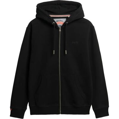 Sudadera con Capucha Superdry M2014128A - Casual, Algodón, Negro Sudadera con Capucha Superdry M2014128A - Casual, Algodón, Negro