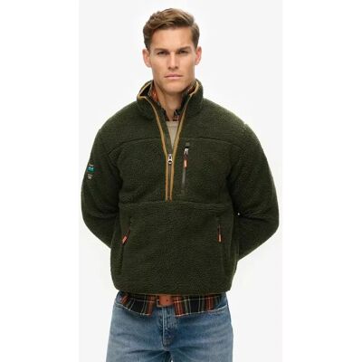 Superdry Outdoor Half Zip Fleece Sweater - Fleece Sweater Superdry Outdoor Half Zip Fleece Sweater - Fleece Sweater