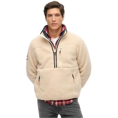 Superdry Outdoor Half Zip Fleece Jumper - Maglione in pile Superdry Outdoor Half Zip Fleece Jumper - Maglione in pile