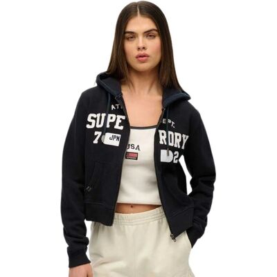 Superdry Nautic Kurz Reißverschluss Hoodie - Hoodies Superdry Nautic Kurz Reißverschluss Hoodie - Hoodies