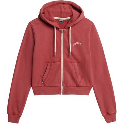 Superdry Modello Cropped Logo Felpa con Cappuccio - Felpa Superdry Modello Cropped Logo Felpa con Cappuccio - Felpa