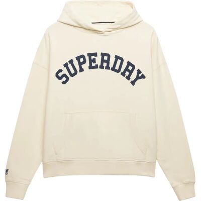 Superdry Felpa con Cappuccio Relaxed in Cotone - Felpe Superdry Felpa con Cappuccio Relaxed in Cotone - Felpe