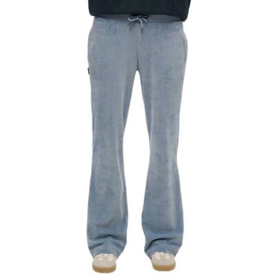 Superdry Velour bredbenede joggingbukser - Tidal Blue Superdry Velour bredbenede joggingbukser - Tidal Blue