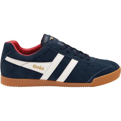 Gola Harrier Herrenschuhe - Wildleder, Kontrast, Branding - Turnschuhe Gola Harrier Herrenschuhe - Wildleder, Kontrast, Branding - Turnschuhe