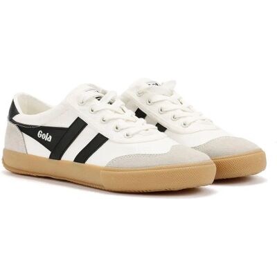 Gola Badminton Womens Casual Trainers - Off White Black - Casual Trainers Gola Badminton Womens Casual Trainers - Off White Black - Casual Trainers