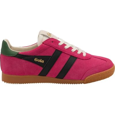 Gola Elan Γυναικεία sneakers από δέρμα nubuk - Φούξια/Μαύρο/Σμαραγδί - UK 8 / EUR 41 Gola Elan Γυναικεία sneakers από δέρμα nubuk - Φούξια/Μαύρο/Σμαραγδί - UK 8 / EUR 41