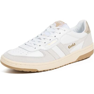 Sneaker in Pelle Gola Hawk - Casual, Bianco/Oro Sneaker in Pelle Gola Hawk - Casual, Bianco/Oro