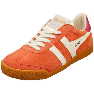Gola Elan Suede Sneakers - Koraal/Wit/Fuchsia - Dames Gola Elan Suede Sneakers - Koraal/Wit/Fuchsia - Dames