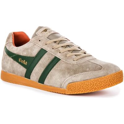 Baskets Gola Harrier CMA192FN Vert Rhino - Toute l'année Hommes - Publicité Baskets Gola Harrier CMA192FN Vert Rhino - Toute l'année Hommes - Publicité