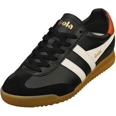 Gola Chaussures en Cuir Noires et Off White Torpedo - Chaussures Décontractées - UK 7 - Publicité Gola Chaussures en Cuir Noires et Off White Torpedo - Chaussures Décontractées - UK 7 - Publicité
