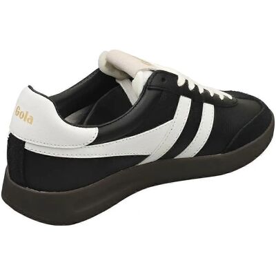 Gola Cyclone Lederen Sneakers - Casual - Zwart/Wit Gola Cyclone Lederen Sneakers - Casual - Zwart/Wit